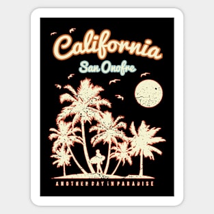 San Onofre California beach Sticker